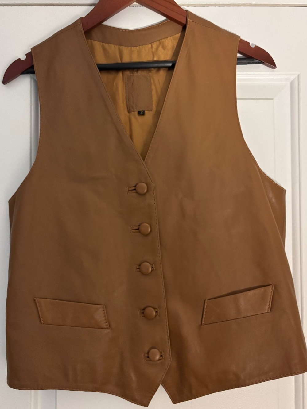 Authentic Argentinian Leather Vest